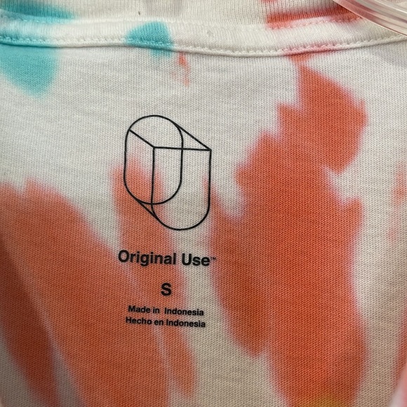 ORIGINAL USE MEN’S TIE DYE CREW NECK SHIRT - Picture 5 of 6